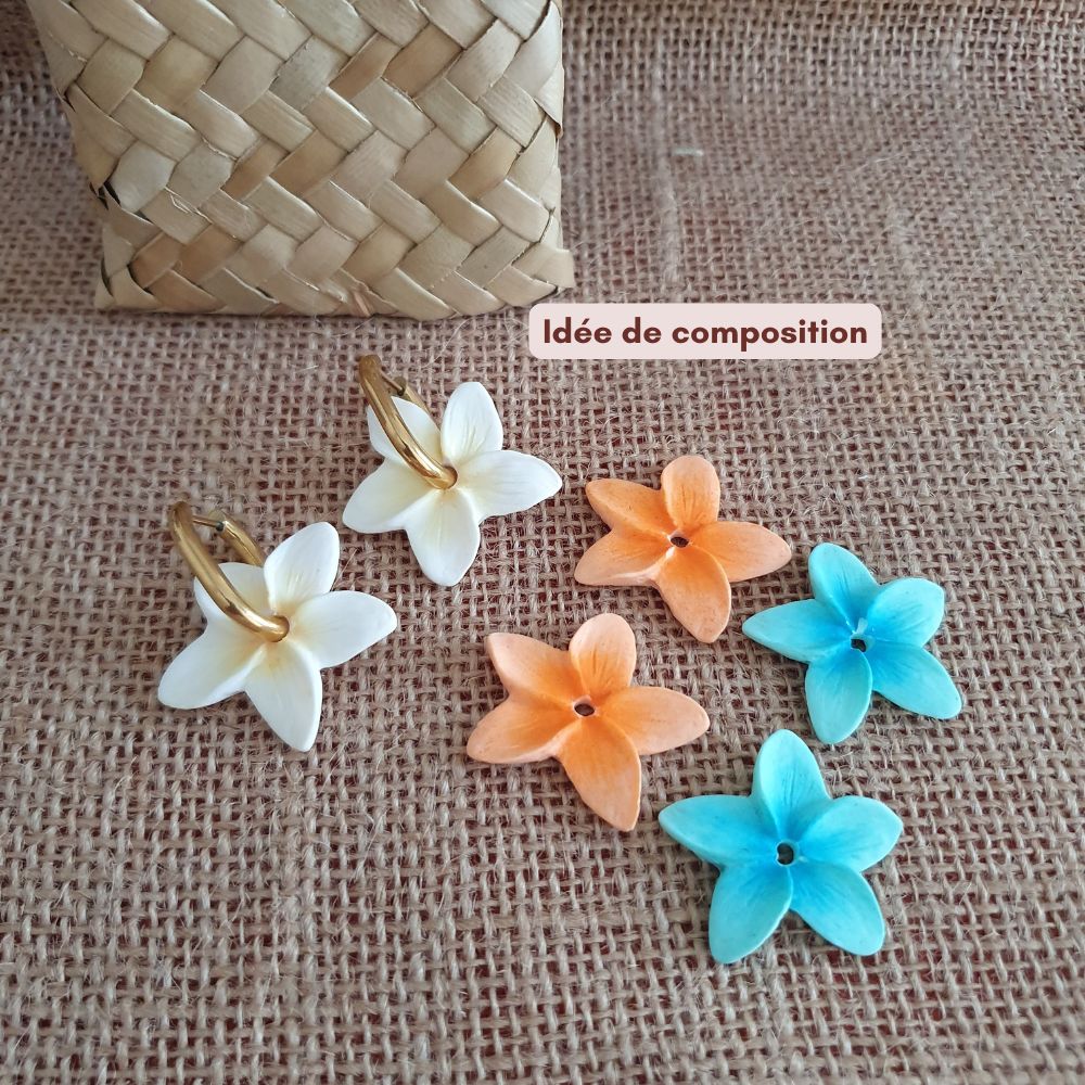 Zano Fleurie - Boucles d'oreilles interchangeables