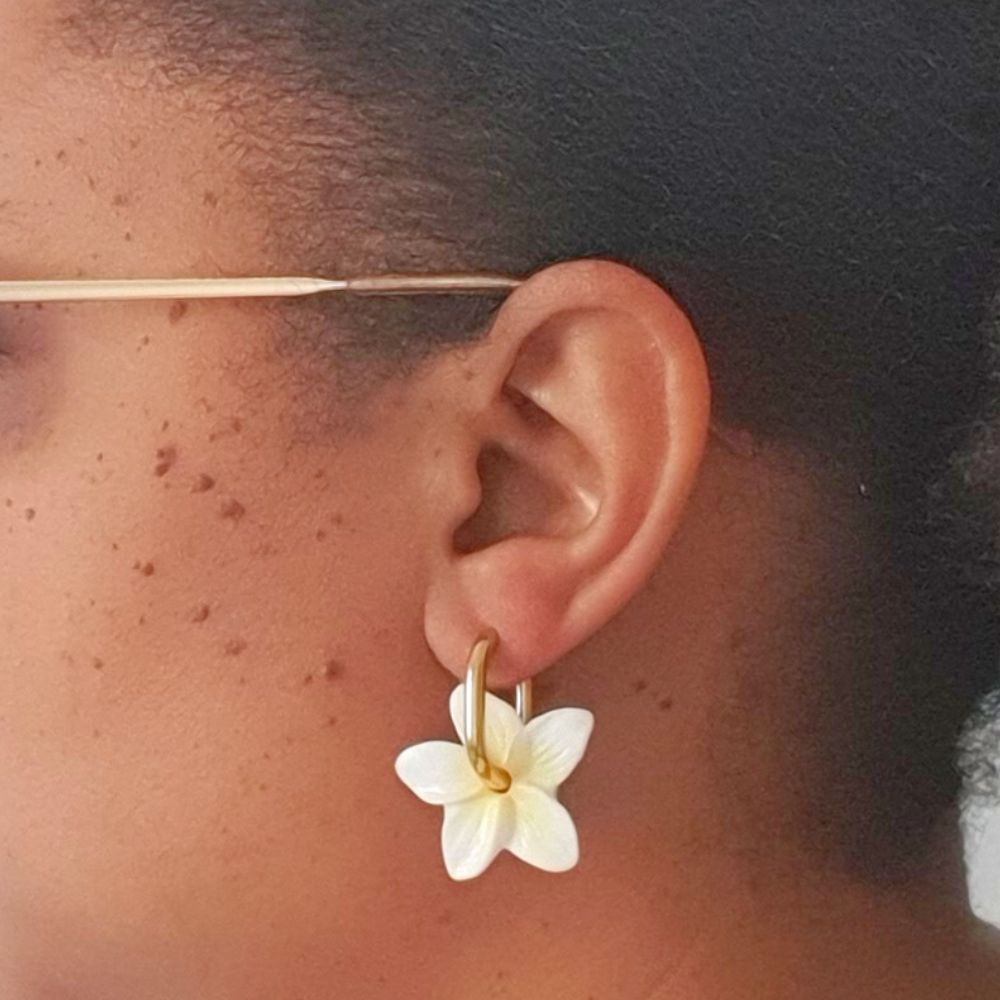 Zano Fleurie - Boucles d'oreilles interchangeables