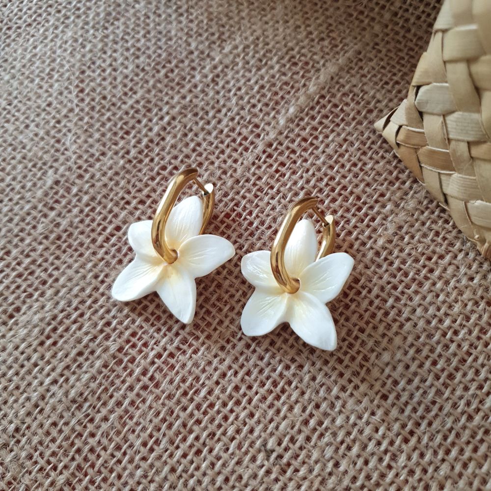 Zano Fleurie - Boucles d'oreilles interchangeables