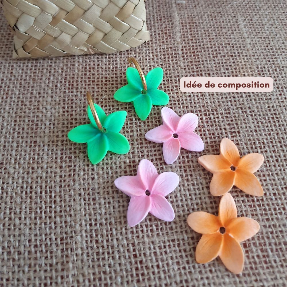 Zano Fleurie - Boucles d'oreilles interchangeables