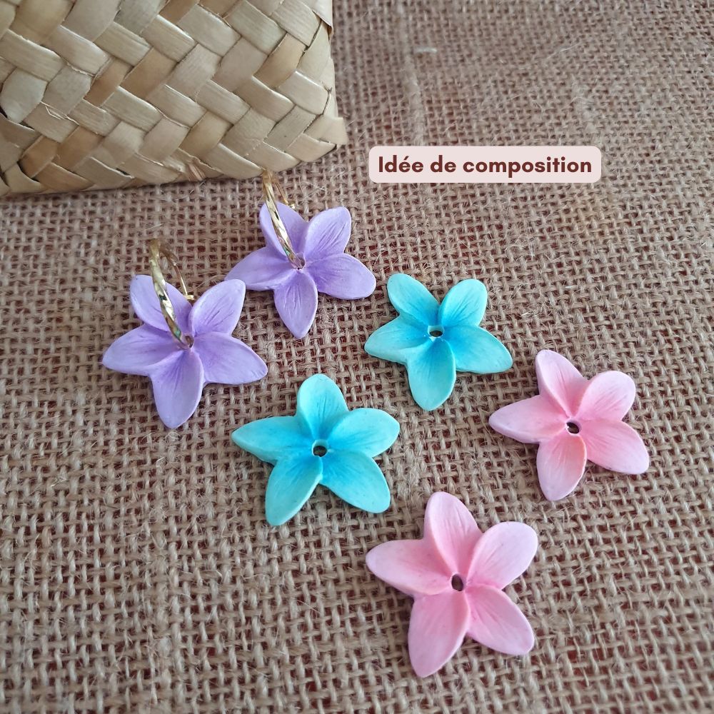 Zano Fleurie - Boucles d'oreilles interchangeables
