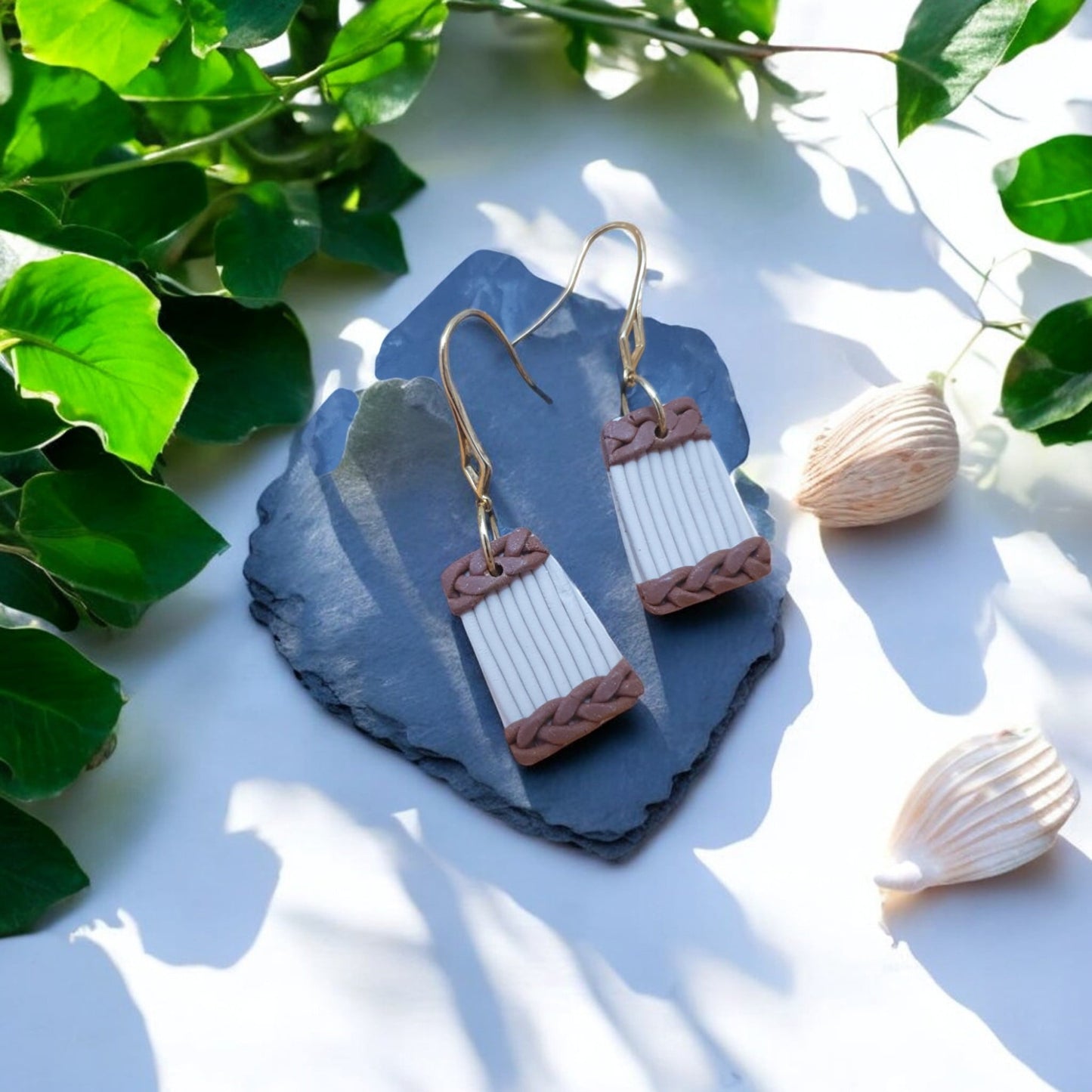 Boucles d'Oreilles "Vibrasyon" – Ressentez Le Pouls de La Réunion