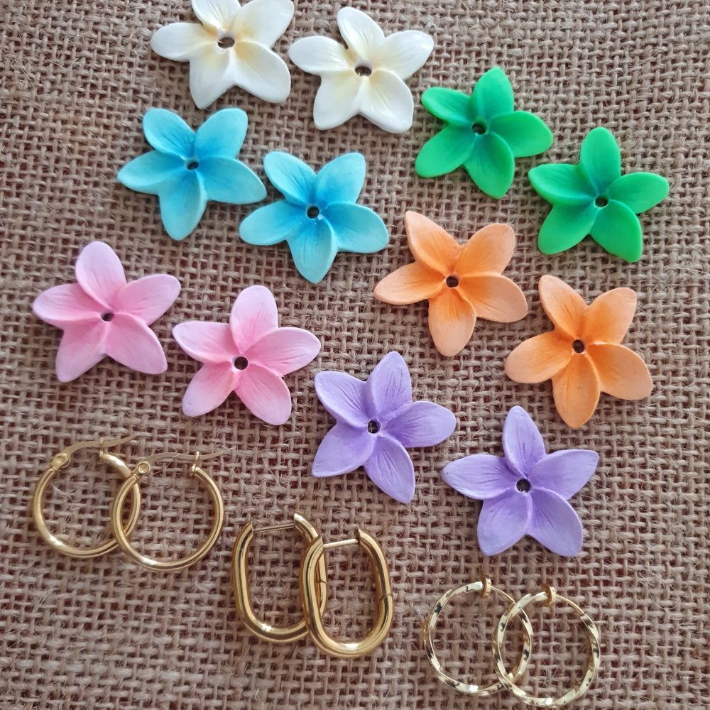 Zano Fleurie - Boucles d'oreilles interchangeables