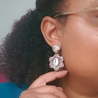 Boucles D’Oreilles "Épanouie" - Collection Cauri