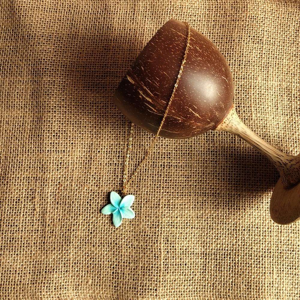 Collier frangipanier artisanal | 6 couleurs