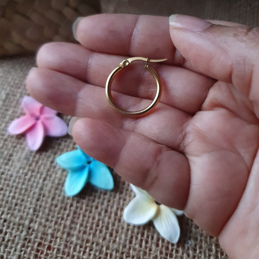 Boucles d'oreilles frangipanier artisanales | 6 couleurs