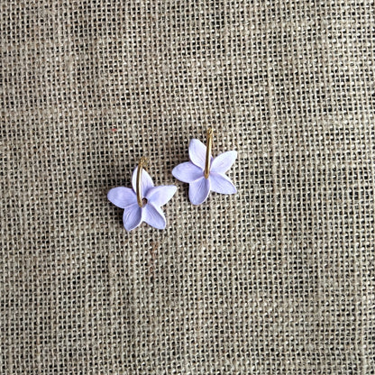 Boucles d'oreilles frangipanier artisanales | 6 couleurs