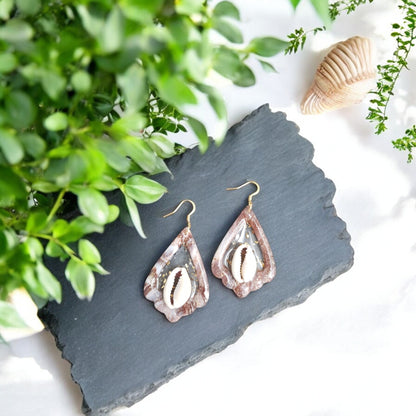 Boucles d'Oreilles "Lumineuse" - Collection Cauri